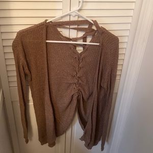 Brown sweater